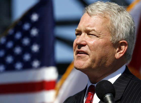 File photo of US Congressman Foley speaking during news conference at Port of Miami in Florida